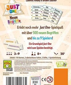 Asmodee Erweiterungsset Just One - Neue Begriffe!